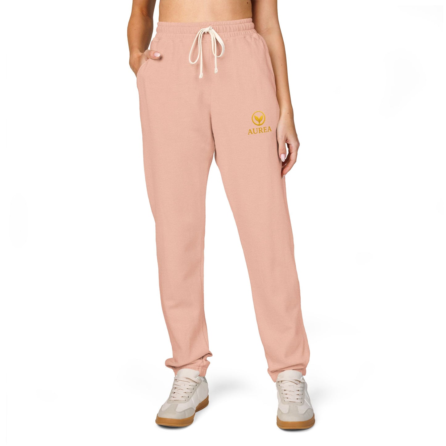 Cozy Unisex Garment-Dyed Fleece Sweatpants, Relaxed Fit Joggers, Comfortable Lounge Pants, Casual Athleisure Wear, Perfect for Home or Gym