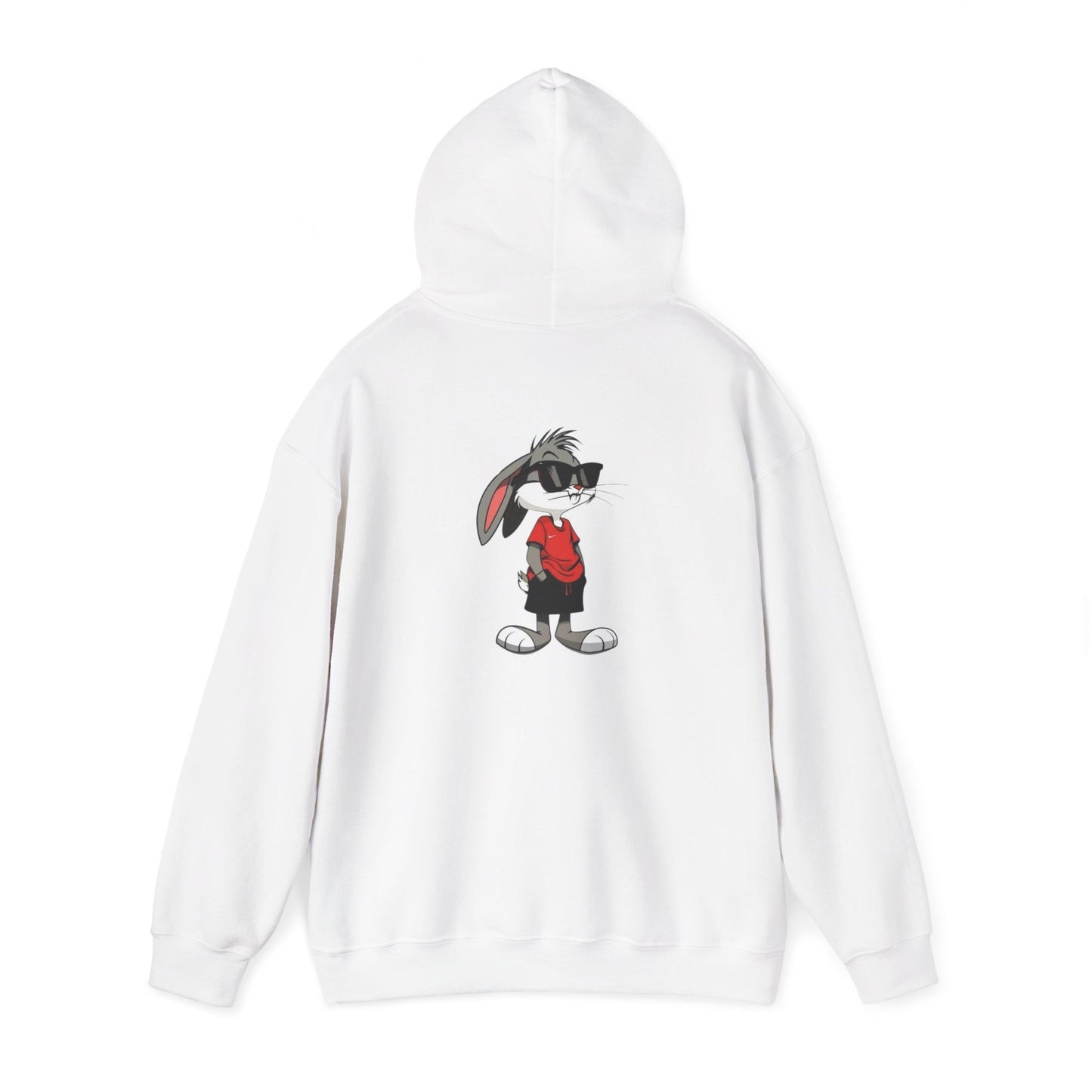 Cool Rabbit Graphic Hoodie for Spring, Stylish Unisex Sweatshirt, Perfect Gift for Birthdays and Holidays, Trendy Streetwear