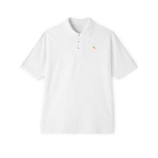 Men's Classic Piqué Polo Shirt, Casual Polo, Summer Top, Gift for Him, Preppy Style, Elegant Workwear