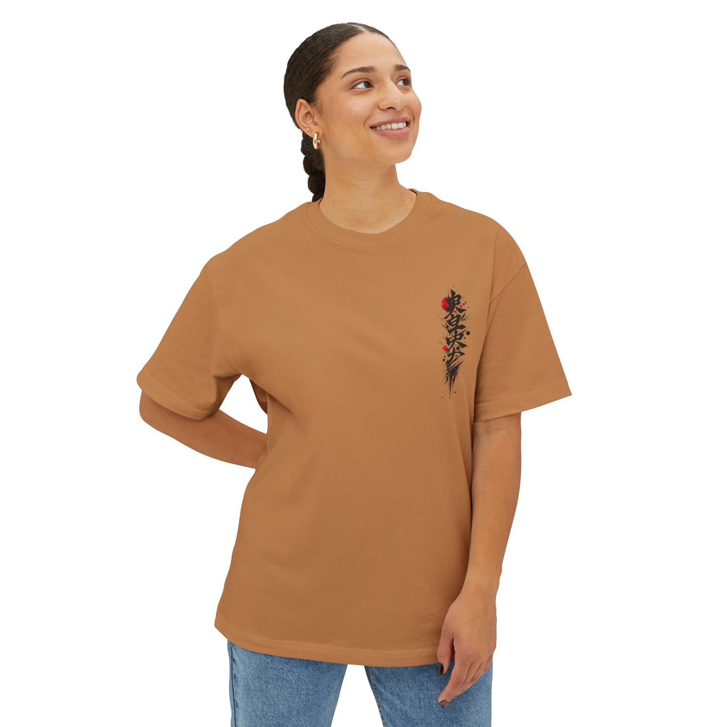 Chic Floral Unisex Oversized Tee, Relaxed Fit T-Shirt, Casual Wear, Gifts for Her, Street Style, Everyday Comfort