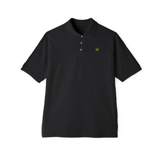 Men's Classic Piqué Polo Shirt, Casual Polo, Summer Top, Gift for Him, Preppy Style, Elegant Workwear