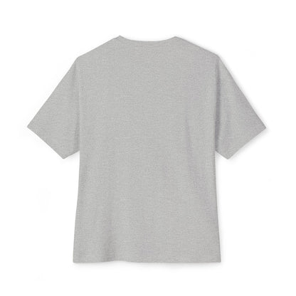 Minimalist Unisex Boxy Tee with Cross Design - Casual Wear, Relaxed Fit, Gifts for Him or Her, Everyday Style, Spiritual Apparel