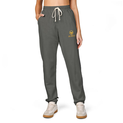 Cozy Unisex Garment-Dyed Fleece Sweatpants, Relaxed Fit Joggers, Comfortable Lounge Pants, Casual Athleisure Wear, Perfect for Home or Gym
