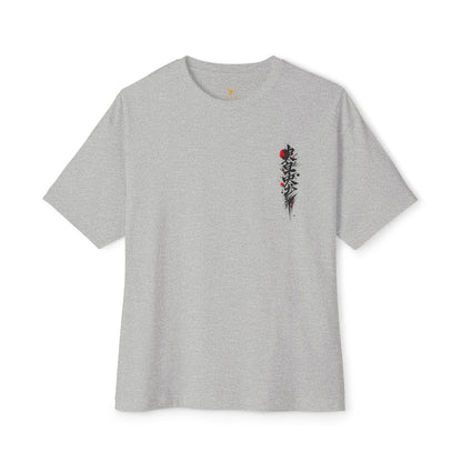 Chic Floral Unisex Oversized Tee, Relaxed Fit T-Shirt, Casual Wear, Gifts for Her, Street Style, Everyday Comfort