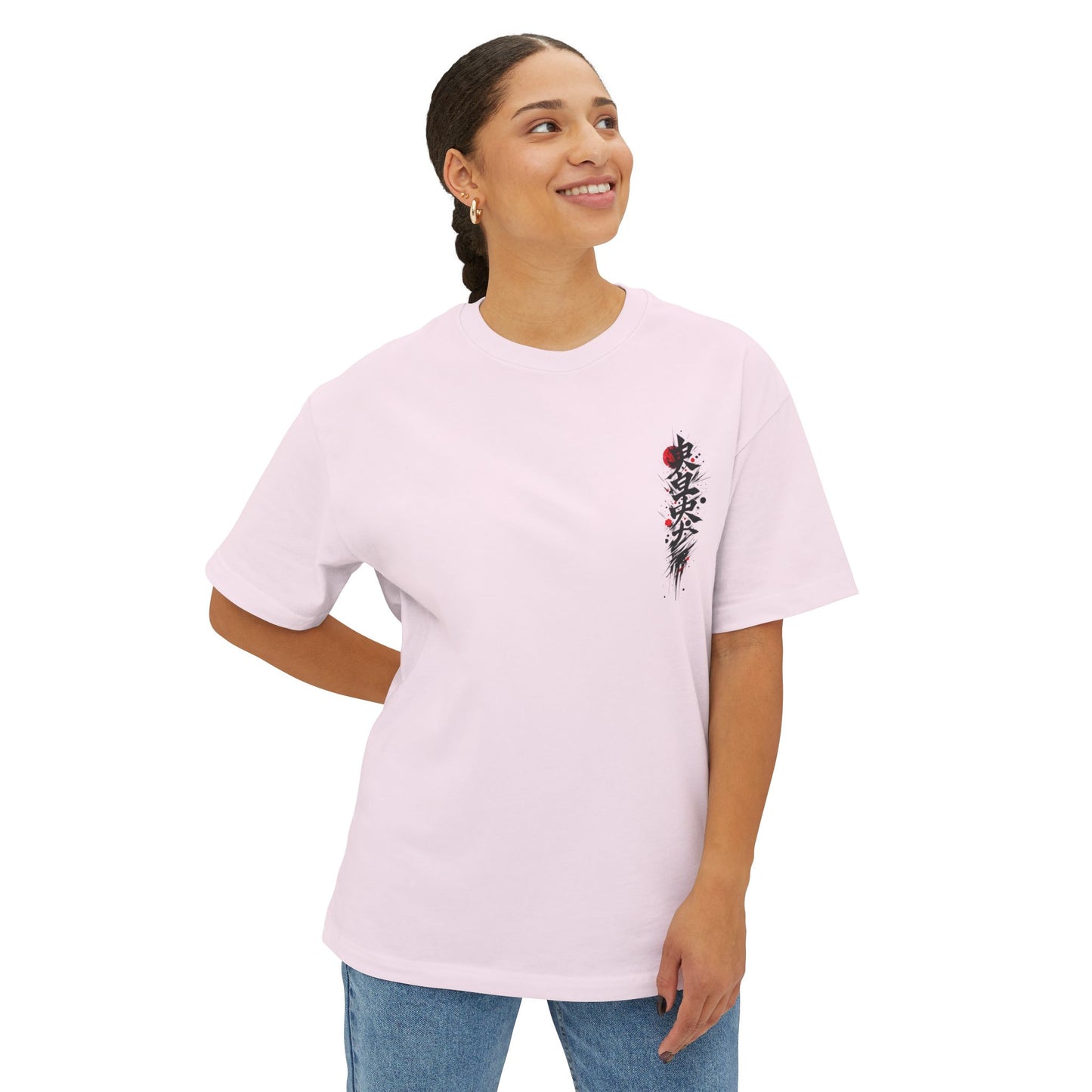 Chic Floral Unisex Oversized Tee, Relaxed Fit T-Shirt, Casual Wear, Gifts for Her, Street Style, Everyday Comfort