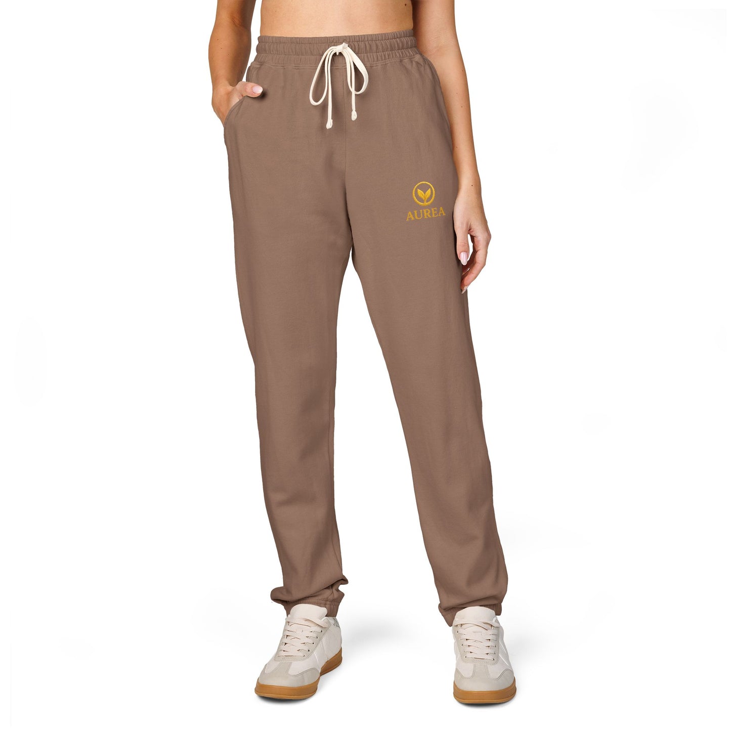 Cozy Unisex Garment-Dyed Fleece Sweatpants, Relaxed Fit Joggers, Comfortable Lounge Pants, Casual Athleisure Wear, Perfect for Home or Gym