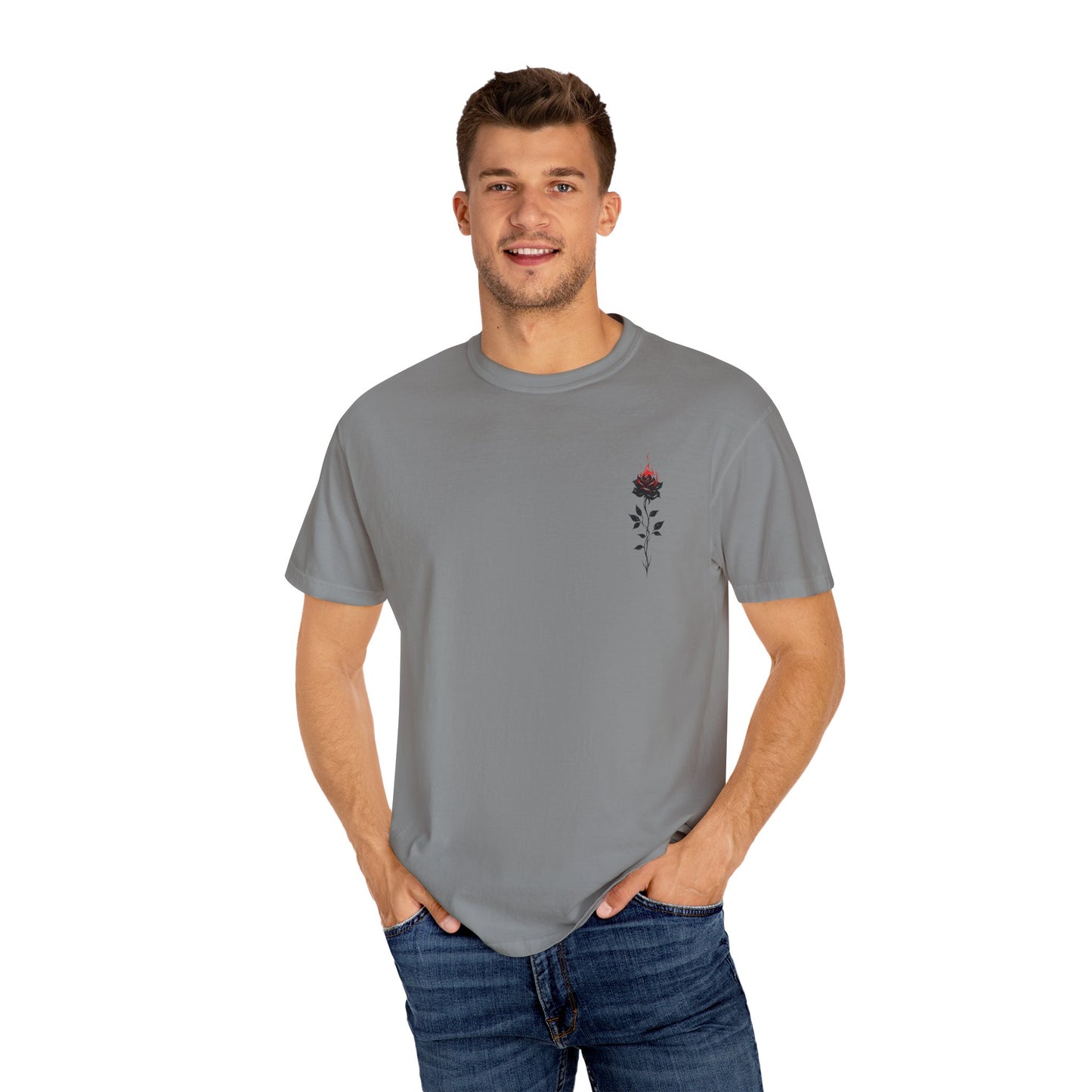 Rose Design Unisex Garment-Dyed T-shirt | Casual Summer Wardrobe Essential, Gift for Her, Floral Tee, Nature Lover's Must-Have, [...]