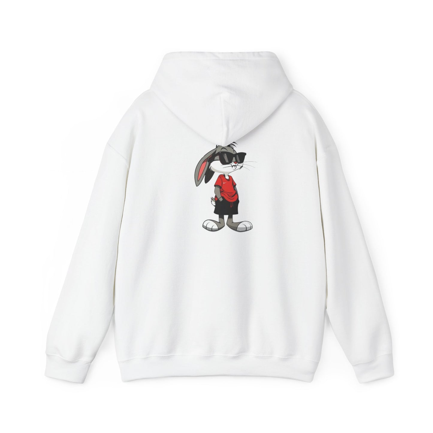 Cool Rabbit Graphic Hoodie for Spring, Stylish Unisex Sweatshirt, Perfect Gift for Birthdays and Holidays, Trendy Streetwear