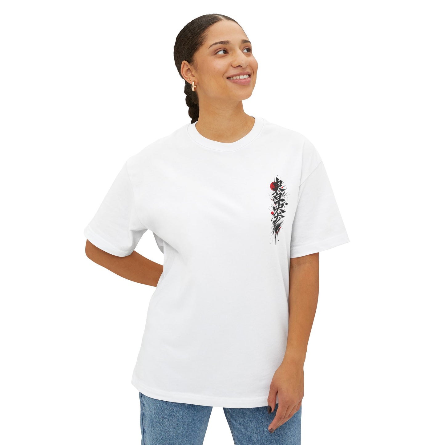 Chic Floral Unisex Oversized Tee, Relaxed Fit T-Shirt, Casual Wear, Gifts for Her, Street Style, Everyday Comfort