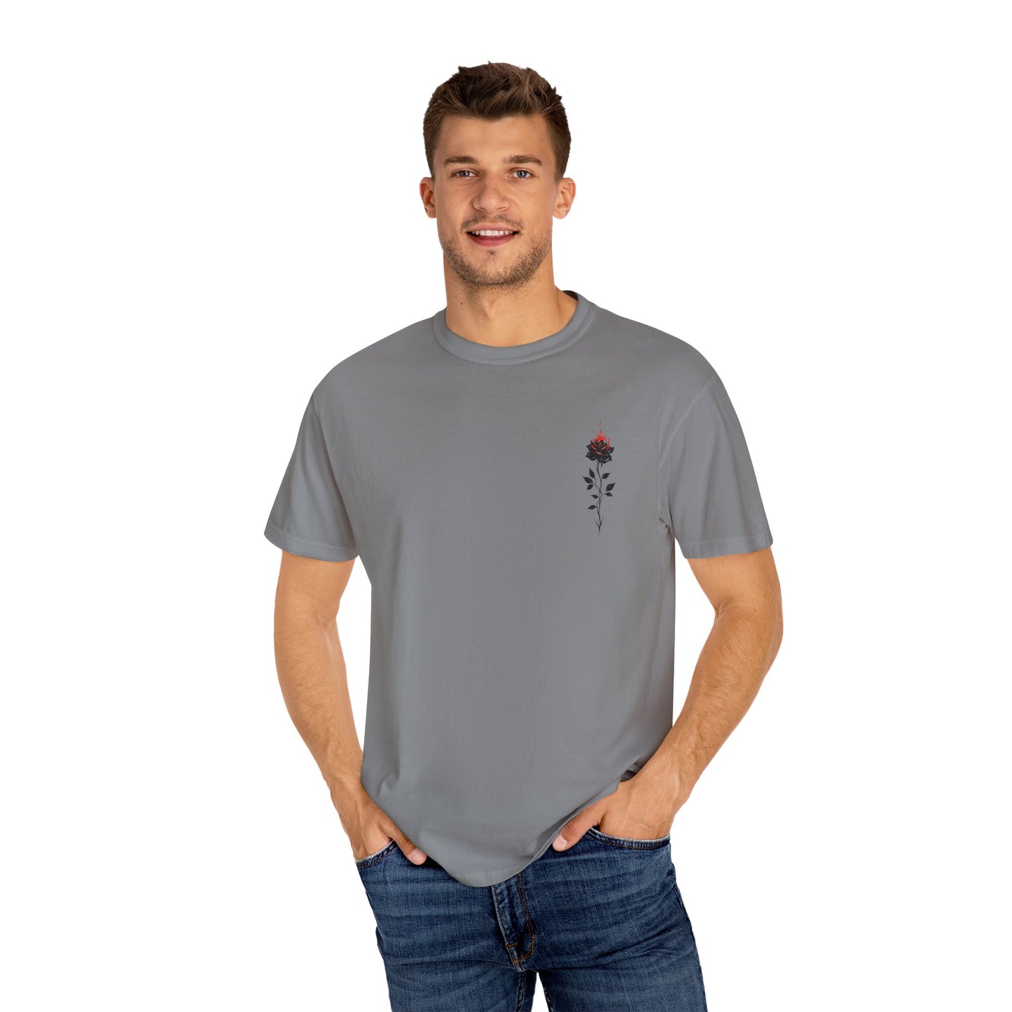 Rose Design Unisex Garment-Dyed T-shirt | Casual Summer Wardrobe Essential, Gift for Her, Floral Tee, Nature Lover's Must-Have, [...]