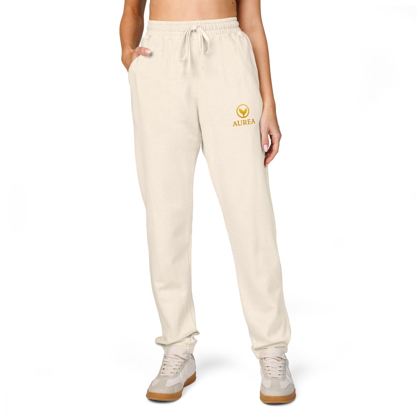 Cozy Unisex Garment-Dyed Fleece Sweatpants, Relaxed Fit Joggers, Comfortable Lounge Pants, Casual Athleisure Wear, Perfect for Home or Gym