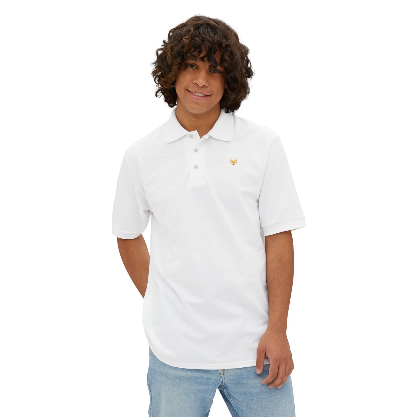 Men's Classic Piqué Polo Shirt, Casual Polo, Summer Top, Gift for Him, Preppy Style, Elegant Workwear