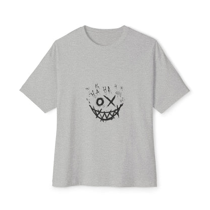 Unisex Oversized Boxy Tee with Playful Graphic, Casual Streetwear Top, Comfortable Daily Wear, Unique Gift Idea, Trendy Apparel