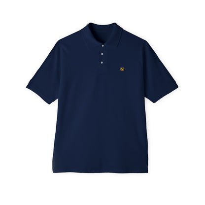 Classic Men's Piqué Polo, Stylish Casual Wear, Perfect for Work or Leisure, Summer Outfits, Golf Days, Gift for Him