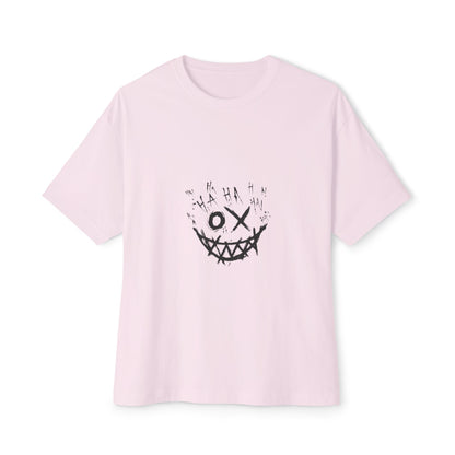 Unisex Oversized Boxy Tee with Playful Graphic, Casual Streetwear Top, Comfortable Daily Wear, Unique Gift Idea, Trendy Apparel